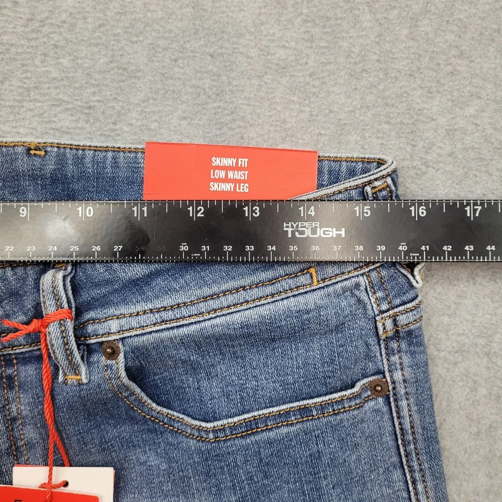 Diesel 1979 Sleenker Jeans Mens 31x32 Blue Skinny Fit Low Waist A03594-09C01